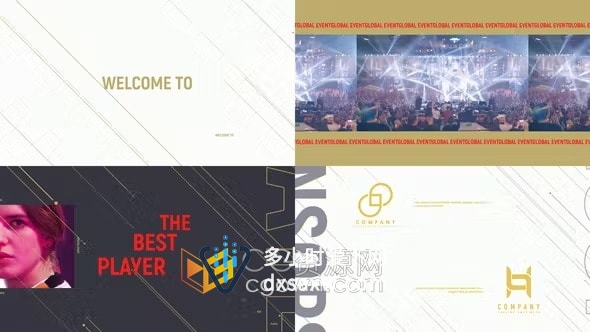 AE模板-电子竞技活动宣传青少年游戏大赛介绍视频