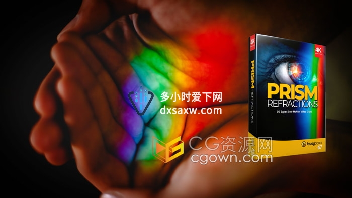 4K视频素材50组梦幻棱镜折射真实光效叠加元素V67 Prism Refractions