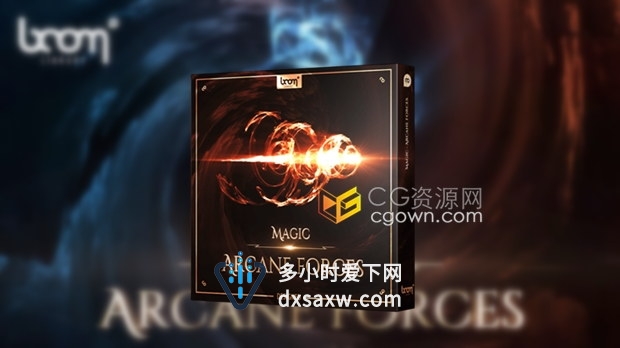 音效素材-专门制作神秘魔术动作能量冲击波特效音效Arcane Forces第一套