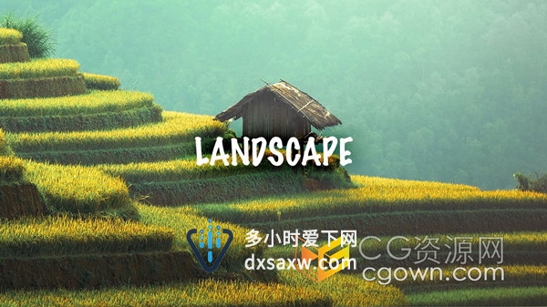 10个风景优美的景观创意预设Landscape-LUT