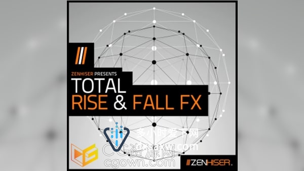 Total Rise & Fall SFX 250种上升下降扫描科技音效素材库