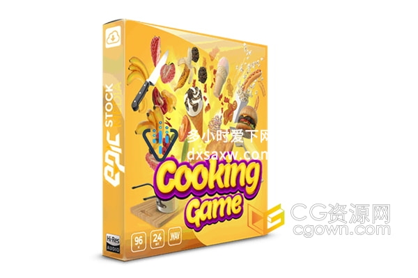 662个烹饪游戏音效适合切菜厨房声烹饪模拟游戏液体咀嚼音效等