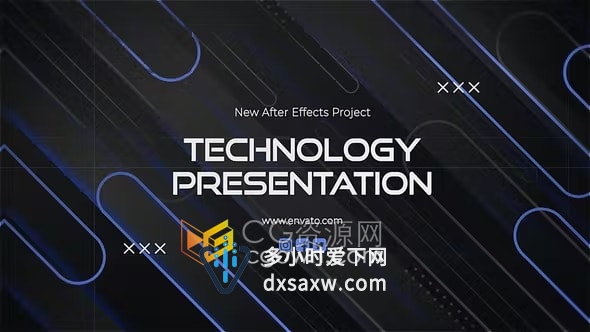 高科技企业介绍技术服务产品展示AE视频模板