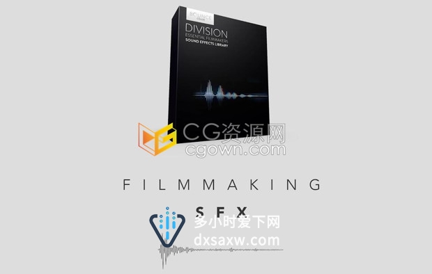 音效素材-80个电影级大气低音重击隆隆声飞快移动特效配乐Division Filmmaking Sound Effects