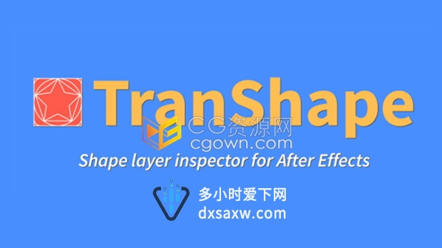 AE脚本Transhape v1.9形状图层属性控制脚本工具下载