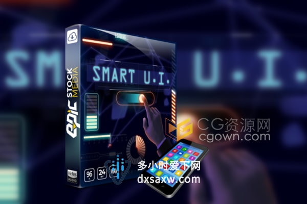 智能UI现代用户界面音效SFX集合视频游戏广告解说环境场景音频效果