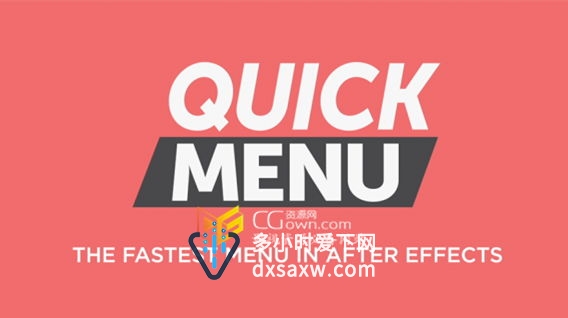 Quick Menu v3.0.1 AE脚本快速启动菜单与查找工具