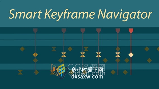 AE脚本Smart Keyframe Navigator v1.2智能关键帧浏览导航器工具