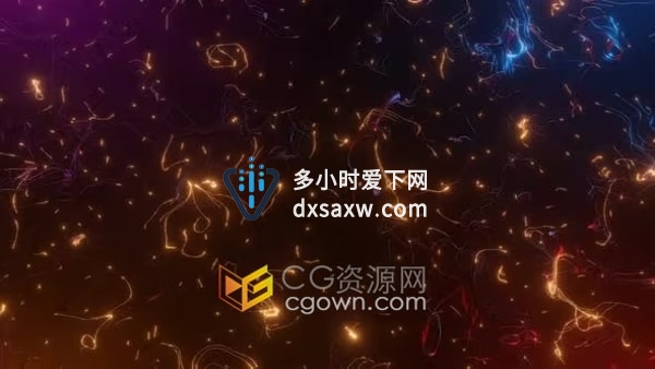 电子放电光束漩涡抽象科幻背景视频素材4K分辨率