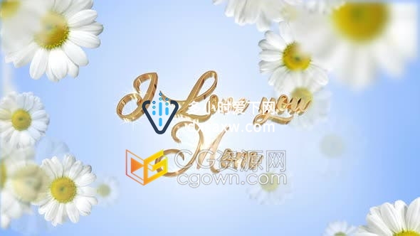 视频素材4K分辨率母亲节快乐花瓣动画活动动态背景视频效果