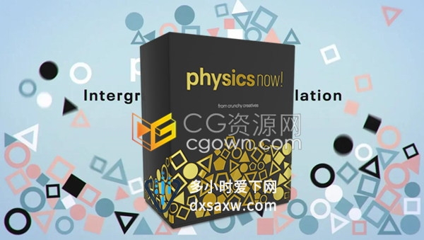 Physics Now! v1.01 AE脚本2D物理动力学模拟工具下载