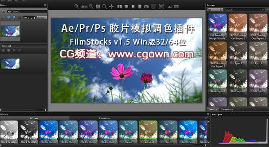 AE胶片调色影视特效插件 DFT FilmStocks v2.0 for Adobe, Avid and OFX (VR)