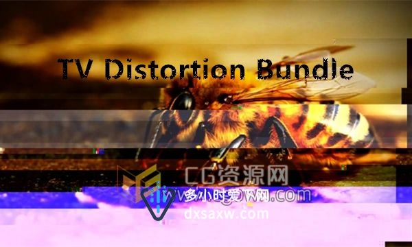 自动安装TV Distortion Bundle v2.0.7 插件支持AE与PR信号干扰失真像素损坏