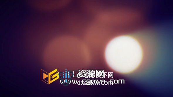 循环梦幻背景视频素材 Passing bokeh lights HD