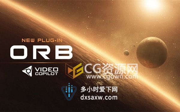 VC ORB v1.0.3-2022.1 AE插件三维星球3D球体更新支持苹果M1芯片