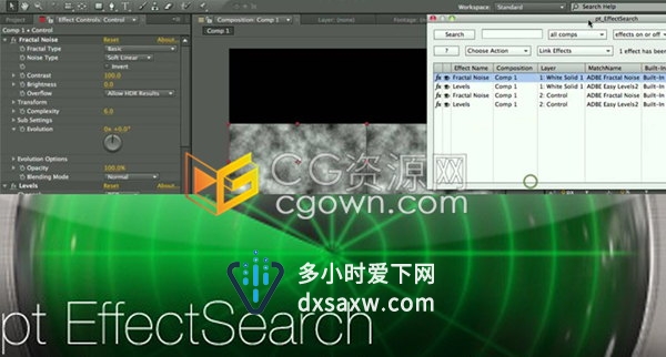 pt_EffectSearch v3.41 AE脚本安装特效效果搜索查看