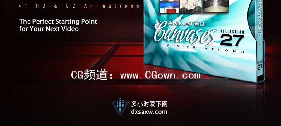 Digital Juice – Animated Canvases 27: Holding Strong视频素材
