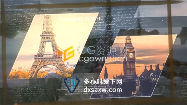地理教育宣传新闻期刊播报历史藏品展示商业开场视频PR模板