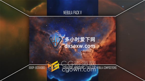 视频素材-天文学空间科学宇宙星云动态背景视频素材下载