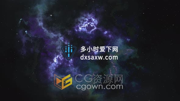 4K分辨率星云宇宙空间科幻背景素材-视频素材