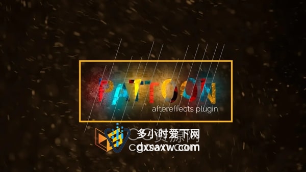 Pattoon Texturing Plugin v1.6 AE图层纹理贴图映射动画插件
