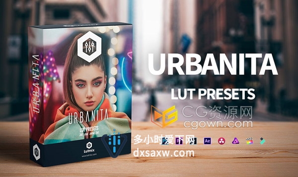 10个创意效果适用于肖像人像风景图像多用途颜色分级LUT