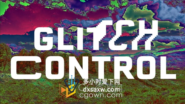 Glitch Control v1.0.1 AE/PR插件视频像素拉伸色彩RGB分离移位