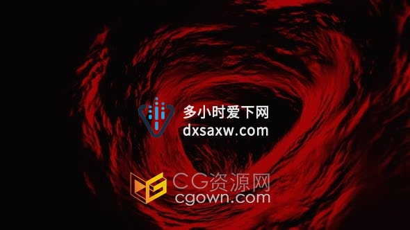 红色隧道场景动画肾上腺素飙升血液运动医学解说视频素材