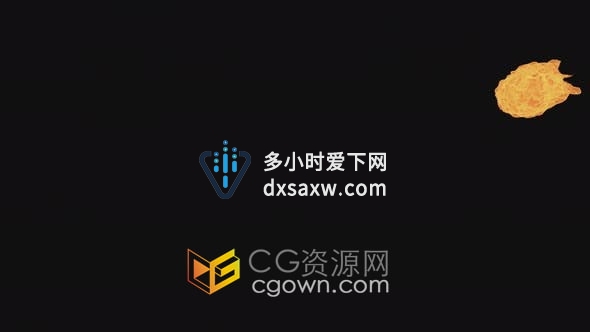 炽热火球燃烧火焰团过渡火球飞过带Alpha通道背景视频素材