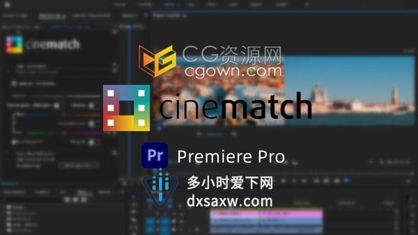 CineMatch v1.12b PR插件摄像机色彩空间匹配调色工具
