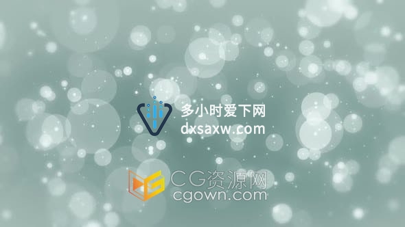 视频素材-清新优雅粒子光斑散景动画用于婚礼派对音乐庆典活动背景