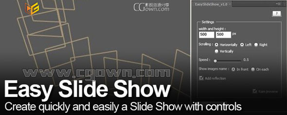 AE快速创建幻灯片效果脚本 Easy Slide Show v1.1 (Aescripts) 带使用教程