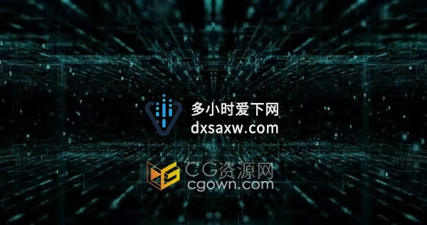 视频数字互联网科技开幕背景4K分辨率背景VJ视频素材