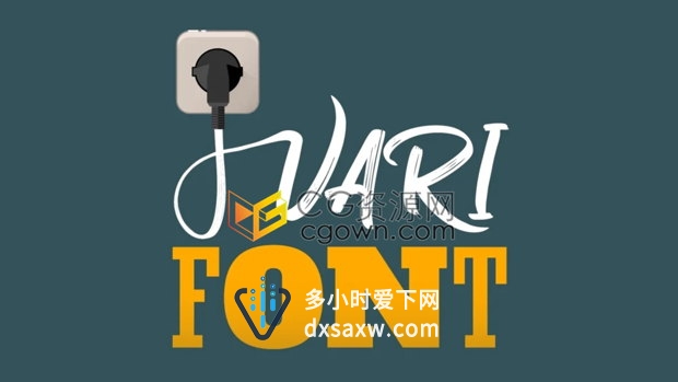 VariFont v1.1.1 Win/Mac AE/PR插件控制字体属性变换工具