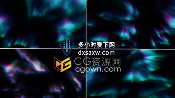 视频素材10组2K分辨率漂亮的北极光效果背景视频素材下载