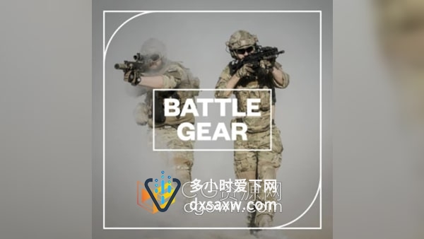 Battle Gear使用战斗装备防弹背心锁子甲防毒面具音效素材