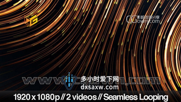 2组抽象光迹光纤未来技高速运动步道背景 Bright Speed Motion Trails Background 6588619