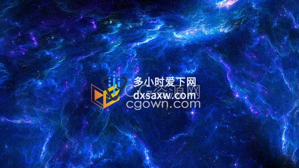 视频素材-炫丽宇宙星云粒子宇宙场景动态背景视频素材