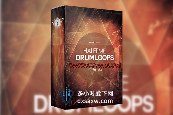 100个独特的半场Drumloops优雅沉重实验音源部落音乐异样半场鼓循环音效