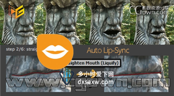 AE脚本 Auto Lip-Sync V1.07 自动对口型嘴唇动画工具 带视频教程