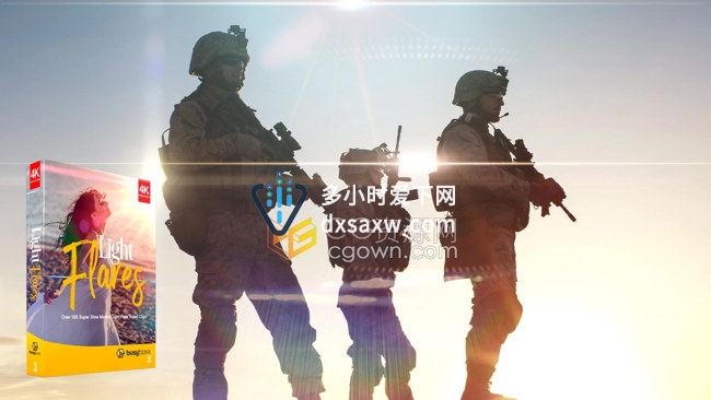 4K视频素材155组闪耀镜头光晕耀斑光效合成素材23GB大