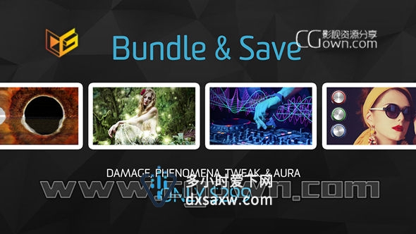 AE&PR插件 后期视特效觉插件系列合集 DigiEffects Suite v3.0.0 (Damage/Phenomena/Aura/Tweak)