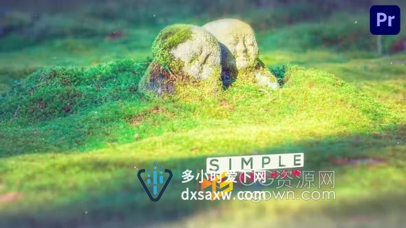 PR模板-视差效果情感演示简单图文幻灯片多用途公司活动视频相册