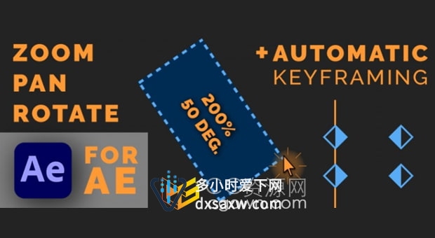 AE脚本Drag Zoom Pro v1.0.0快速制作视频定位放大跟踪效果