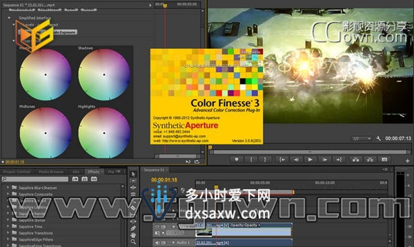 Color Finesse Pl 3.1.0 完整版AE/PR专业高级调色颜色校正插件