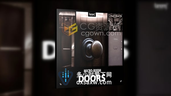 Doors 2100种声音各种各样的门打开关闭砰砰吱吱隆隆声无损音效素材