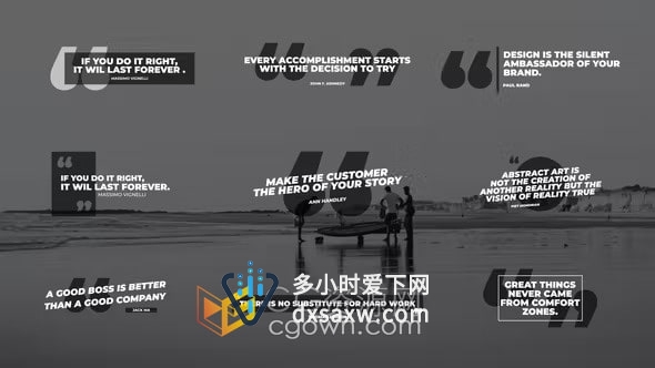 PR标题模板-个人资料行情报价介绍引用标题字幕Quotes Titles