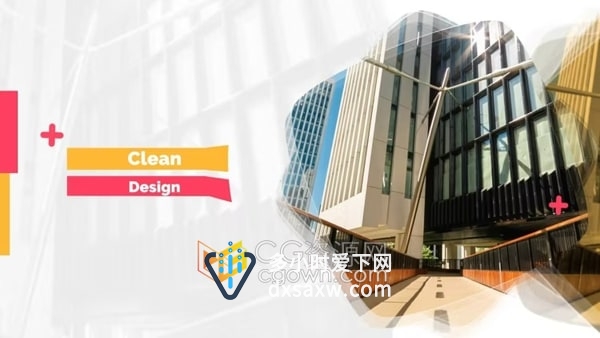 图形遮罩动画效果现代化简短企业介绍公司宣传片头PR模板