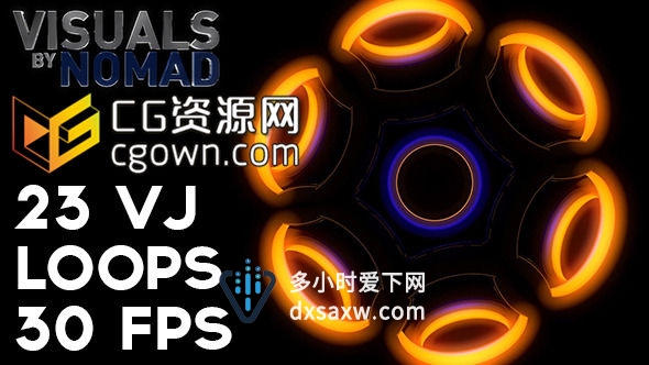 VJ素材 视频素材 23组可循环全高清舞蹈视觉效果LED背景素材