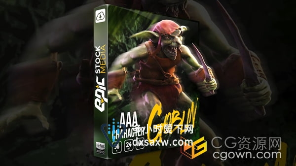 313个奇幻角色地精配音音频文件AAA Game Character Goblin